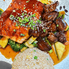 Best Steak & King Salmon Hibachi铁板牛和三文鱼 in Owings Mills, MD